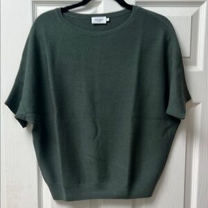 The Reset Forest Green Women's Crew Neck Sweater size s/m